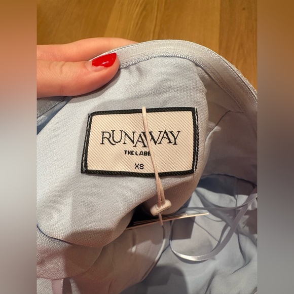 Runaway the Label Strapless Sequin Dress in Blue and Pink - Picture 6 of 6